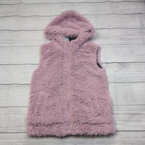 9/10 Mini Boden Purple Sherpa Vest